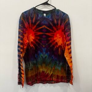Next Level Apparel Multicolor Tie-Dye Long Sleeve Tee